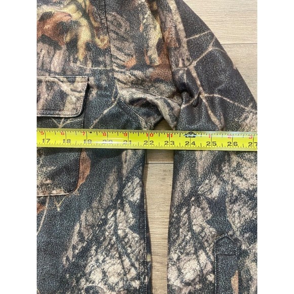 Cabelas Womens L Button Long Sleeve Hunting Outdoor Mossy Oak Chamois CAMO Shirt - Picture 8 of 9